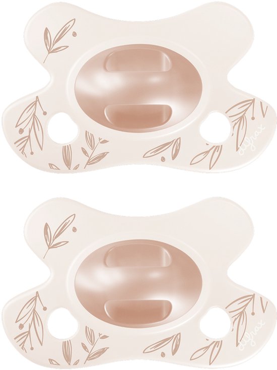 Difrax Natural Fopspeen - Newborn -Roze van Difrax