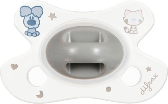 Difrax - Natural Speen - Newborn - Woezel en Pip - 1 stuk van Difrax