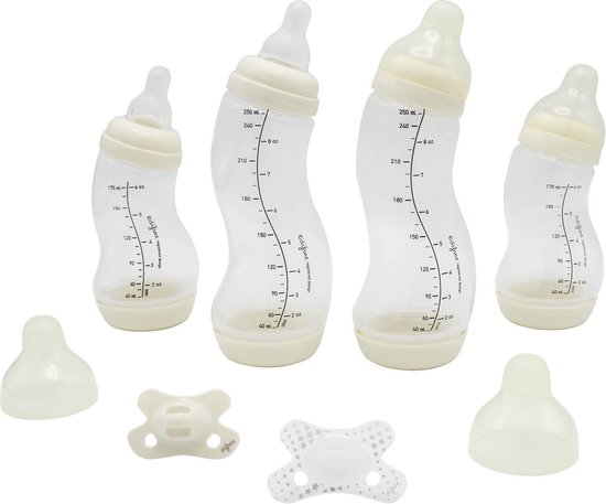 Difrax - Newborn Babypakket - Makkelijk geaccepteerd, Anti Koliek, BPA-vrij, Vlindervorm, van Difrax