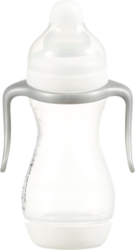 Difrax Papfles XL 310 ml Wide - Anti-Colic - Wit/Transparant - 1 stuk van Difrax