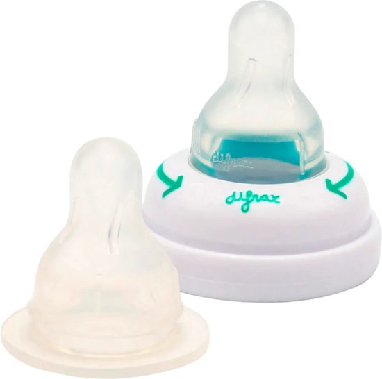 Difrax - XS Doseerspeen met 1-2-3 Ring - 2st van Difrax