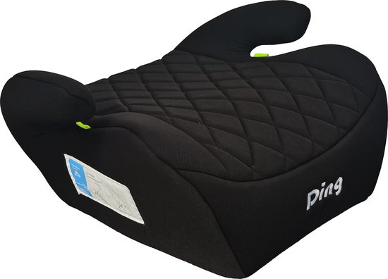 Ding Myla Booster - Zwart - Stoelverhoger - i-Size - Vanaf 125 tot 150 cm - 6 tot 12 jaar van DING.