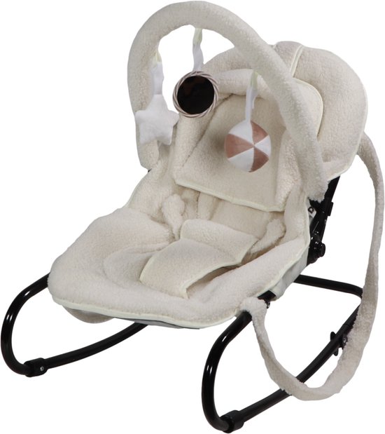 Ding Viggo Bouclé Off-white Wipstoel van DING.