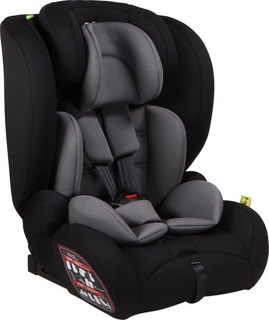 Ding Zino Autostoel - Grijs - Isofix Autostoel - i-Size - Vanaf 76 tot 150cm - Vanaf 15 maanden tot 12 jaar van DING.