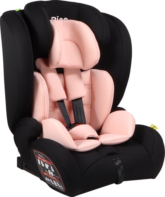 Ding Zino Autostoel - Roze - Isofix Autostoel - i-Size - Vanaf 76 tot 150cm - Vanaf 15 maanden tot 12 jaar van DING.
