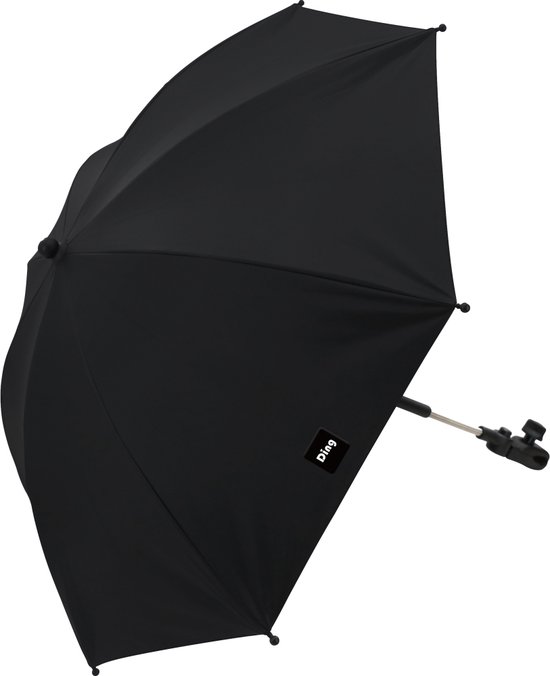 Ding Zwart UV Buggy Parasol van Merkloos