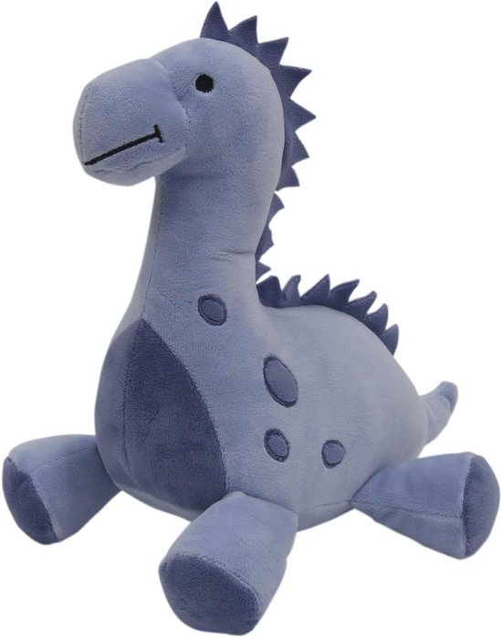 Dinosaurus Pluche Rex - Knuffel Dinosaurus - Kinderkamer Decoratie - Zacht Polyester Materiaal - 29 x 19 x 23 cm
