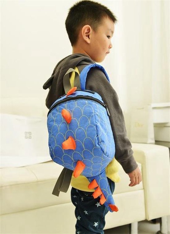 *** Dinosaurus Rugzak - Dino - Kinder Schooltas - Gymtas - van Heble® *** van Heble®
