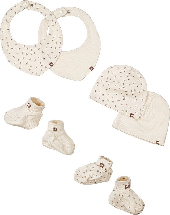 Dirkje Baby Set Off White 6-Pack One Size van Merkloos