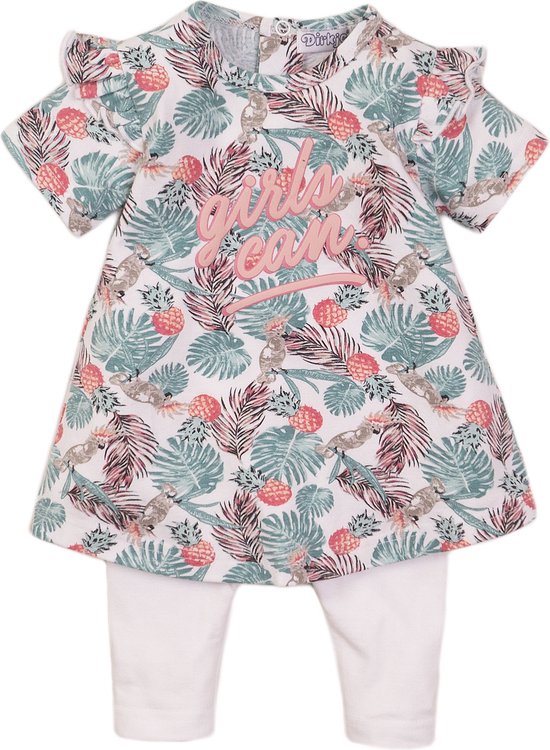 Dirkje Jurk 2-Delig Set Hawaii - Maat 86 van Dirkje