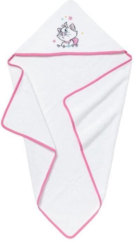 DISNEY BABY Marie Aristocats Klassieke badcape - 80 x 80 cm van Disney