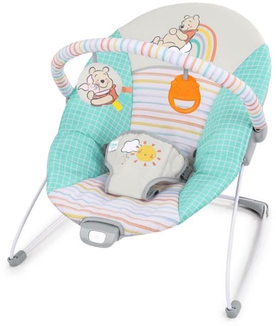 DISNEY BABY - WINNIE-Bouncer Evolving Baby Arch met Verwijderbare Ontwikkelingsspeeltjes - Uitbreidbaar van 0 tot 6 maanden, kalmerend vibraties van Merkloos