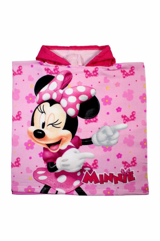 Disney Badcape / Badponcho Disney Minnie Mouse limited Kids & Kind Meisjes Roze - Maat: One-Size van Disney