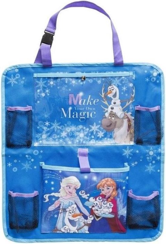 Disney Kinderorganizer - Auto Organizer - Frozen 50 X 45 Cm Blauw van Disney