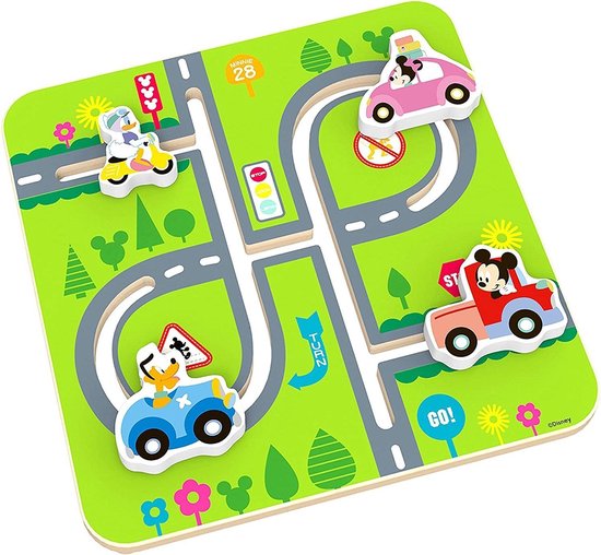 Disney Labyrint Mickey Mouse Junior 28 Cm Hout Groen van Disney