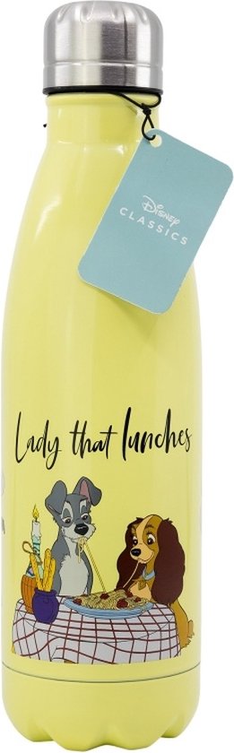 Disney Lady and the Tramp Metalen Waterfles van Disney