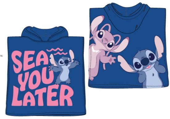 Disney Lilo & Stitch Badponcho van Merkloos
