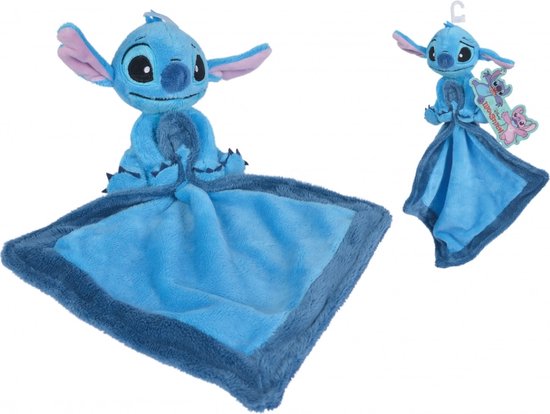 Disney - Lilo & Stitch - Stitch - 37 cm - Blauw - Alle leeftijden - Knuffeldoek van Disney
