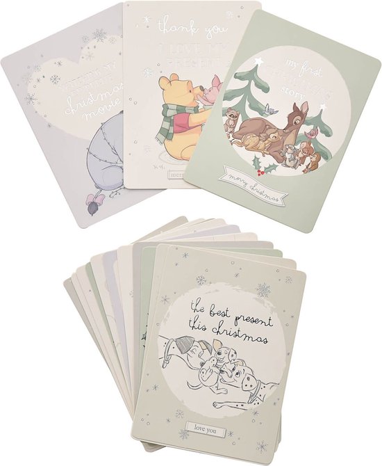 Disney Magical Beginnings - Kerst Milestone cards - 15 kaarten in doosje van Disney