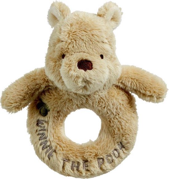 Disney Pluche Rammelaar Classic Winnie the Pooh 14 cm van Disney