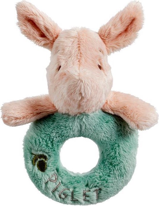 Disney Pluche Rammelaar Piglet 13 cm van Disney