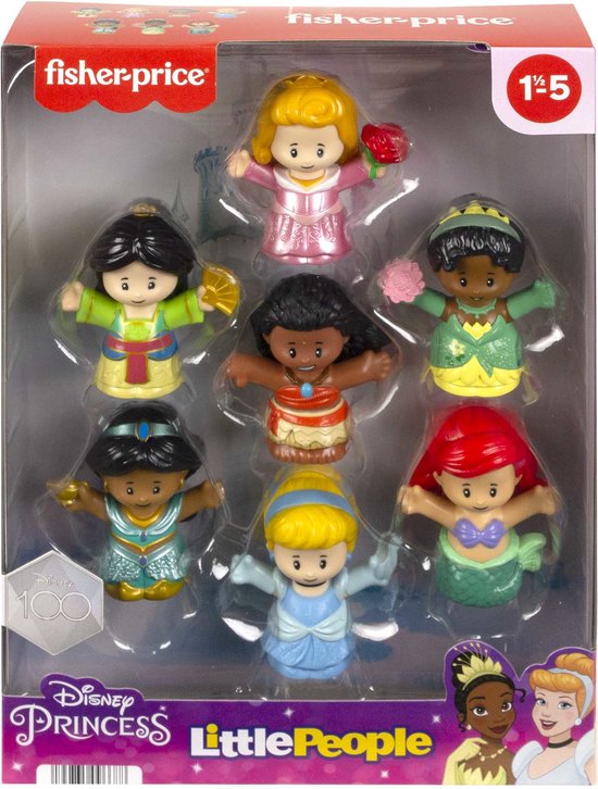 Disney Prinses Set Figuren van Little People van Merkloos