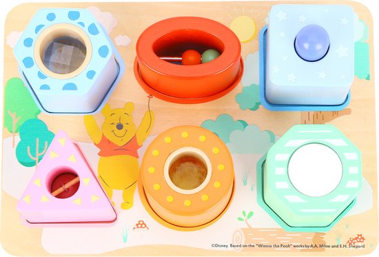 Disney Vormenpuzzel Winnie The Pooh Junior Hout 7-delig van Disney