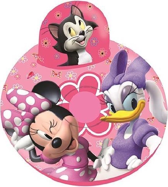 Disney Zitkussen Minnie Mouse Opblaasbaar 60 X 40 Cm Roze van Merkloos