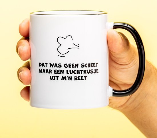 Ditverzinjeniet.nl Dat Was Geen Scheet Mok van Ditverzinjeniet.nl