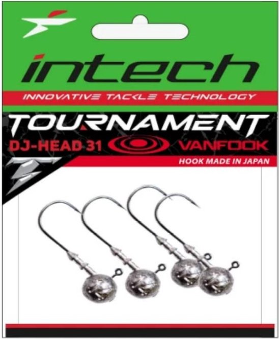 DJ-Head 31 Jighead - #5/0 - 28g - 2 stuks - Loodkop voor Roofvissen - Jigheads voor Shads & Softbaits van ShadXperts
