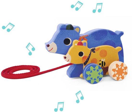 Djeco baby speelgoed Gabi & Sam kleurrijk - stimulerend voor baby's. van Djeco