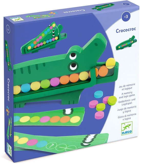 Djeco geheugenspel Crococroc +3jr van Merkloos