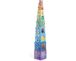 Djeco houten blokken Rainbow blocks van Djeco