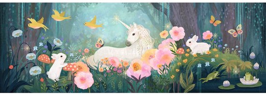 Djeco puzzel kinderpuzzel 200 stukjes - The edge of the woods. van Djeco