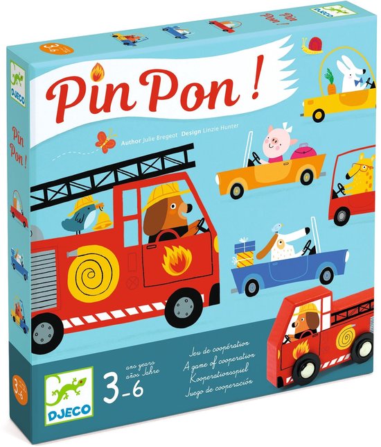 Djeco samenwerkingsspel Pin Pon! 3-10jr van Merkloos