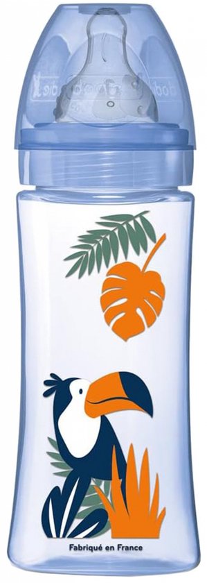 Dodie Zuigfles Initiatie+ Blauw Brandweerman 330ml