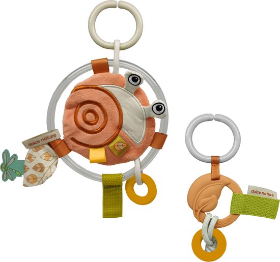 Dolce Toys speelgoed Earth activiteitenhanger & bijtring - Laura Slak van Dolce