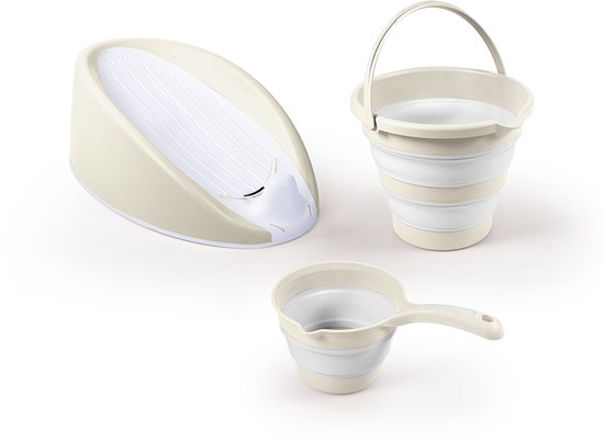 Dolu Baby Bad Set Beige van Merkloos