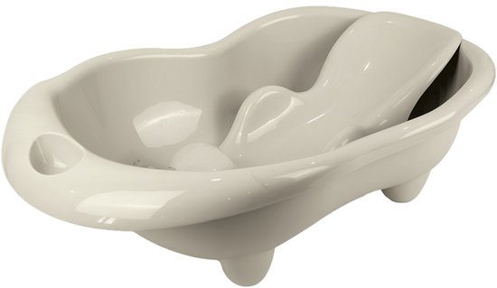 Dolu Hippo Bathtub en Bathseat - Relax Beige - kinderbadje - babybadje van DOLU