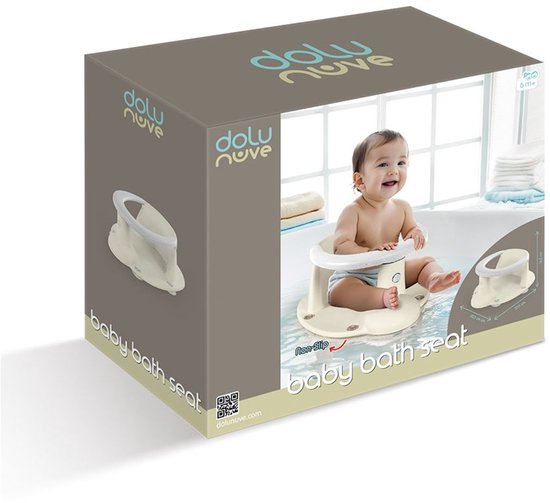 Dolu Relax Beige Anti-Slip Badring van Merkloos