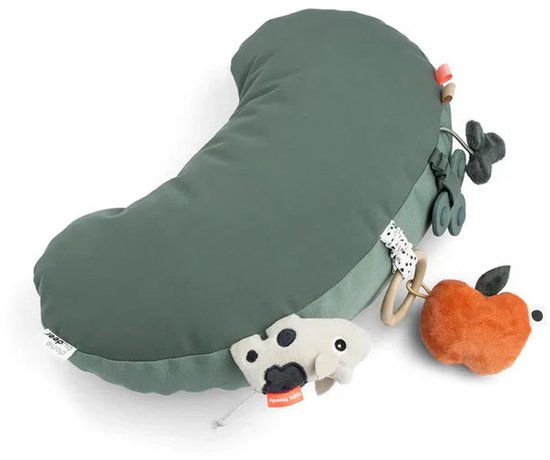 Done By Deer Activiteiten Kussen - Tiny Farm Green van Done by Deer