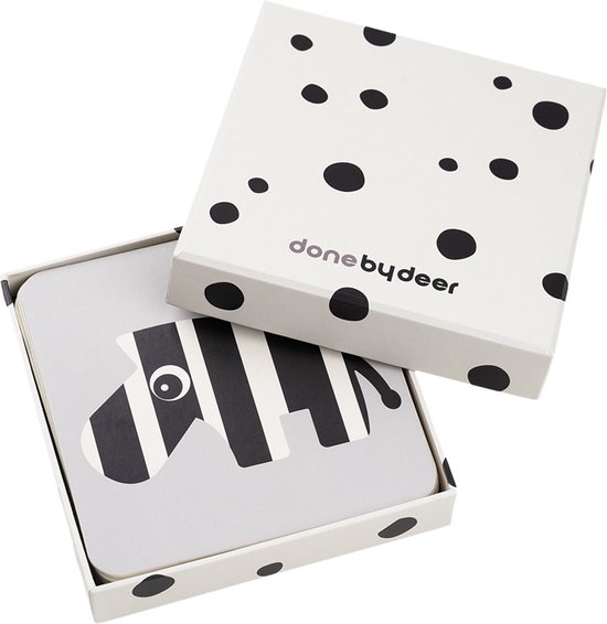 Done by Deer Baby Contrast Kaarten – 10-pack – Multicolor van Done by Deer