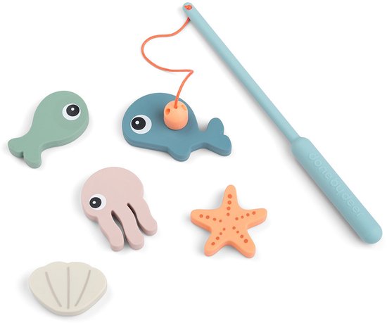 Done by Deer Badspeelgoed vishengel - Sea friends van Done by Deer