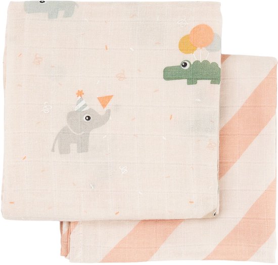 Done By Deer Celebration Hydrofiel Luiers - 2 Stuks - Powder van Merkloos