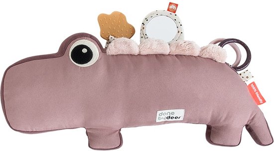 Done By Deer Croco Activiteiten knuffel Powder van Done by Deer