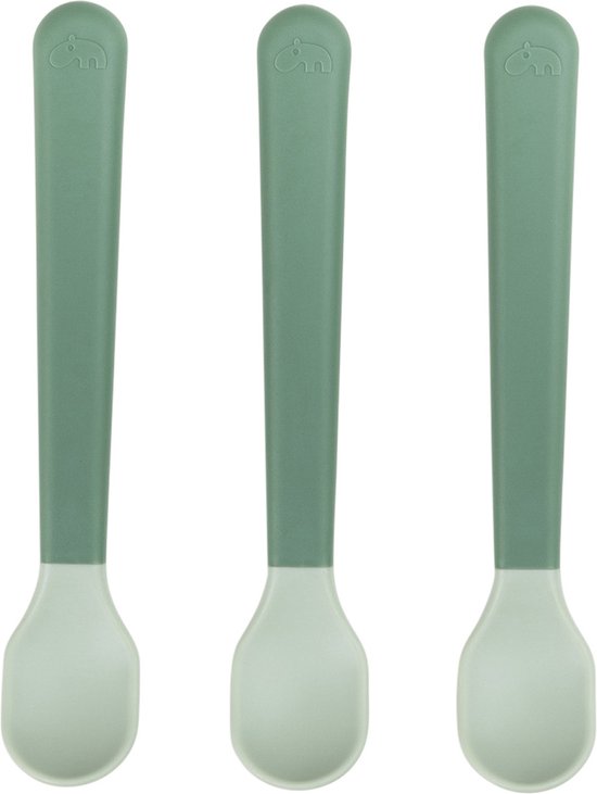 Done By Deer Easy Grip Lepels - 3 Stuks - Green van Done by Deer