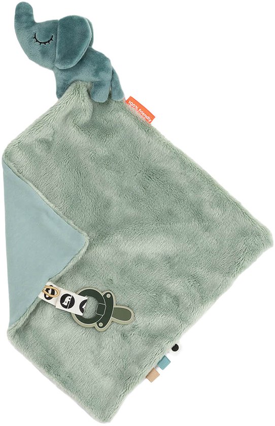 Done By Deer Elphee Knuffeldoekje - Blue van Merkloos