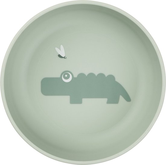 Done By Deer Foodie Bowl Croco Green van Done by Deer