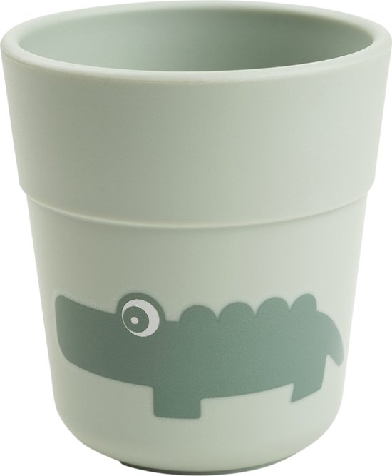 Done By Deer Foodie Mini Mug Croco Green van Done by Deer