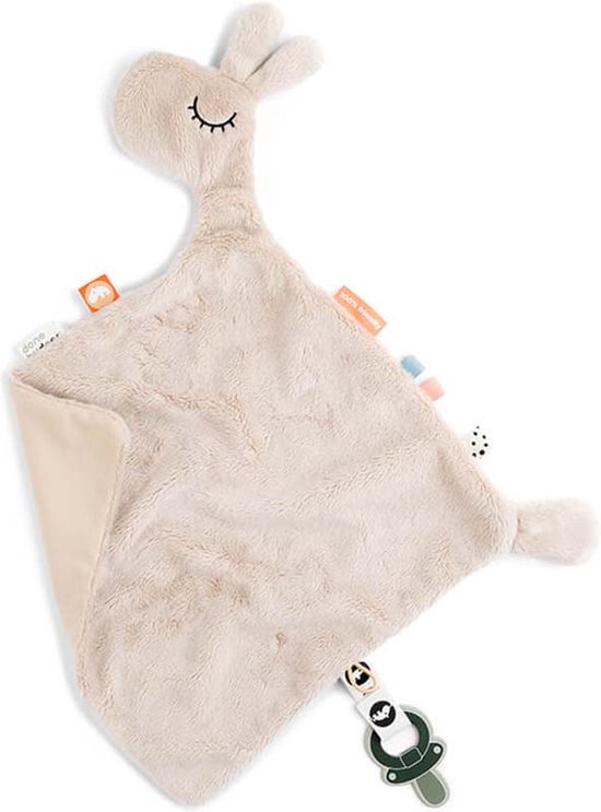 Done by Deer Knuffeldoekje Lalee - 30x30 cm. - Sand van Done by Deer